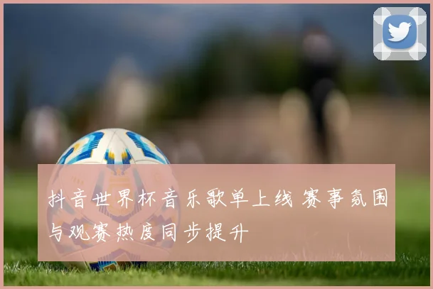 抖音世界杯音乐歌单上线 赛事氛围与观赛热度同步提升
